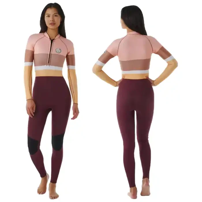 Combinaison néoprène femme rip curl g bomb frontzip 2mm plum Authentique