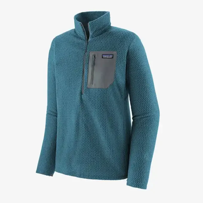 Commande En Gros Polaire Patagonia M’S R1 R ZIP NECK Wavy Blue