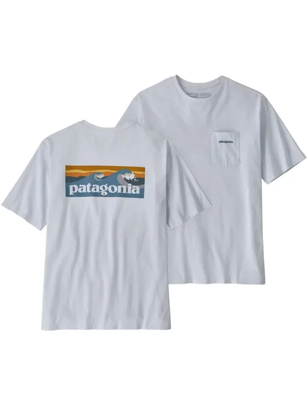 Commande En Gros Tee shirt PATAGONIA Boardshort Logo Pocket Responsibili-tee