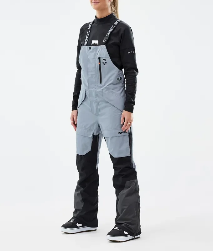Commander Maintenant Montec Fawk W Pantalon de Snowboard Femme Soft Blue/Black/Phantom