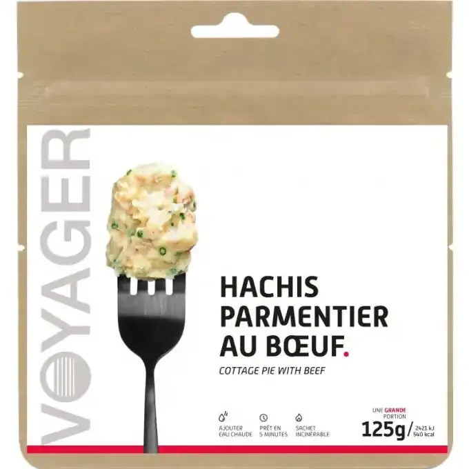 Commander Maintenant Repas lyophilisé Voyager Hachis parmentier de bœuf 125g