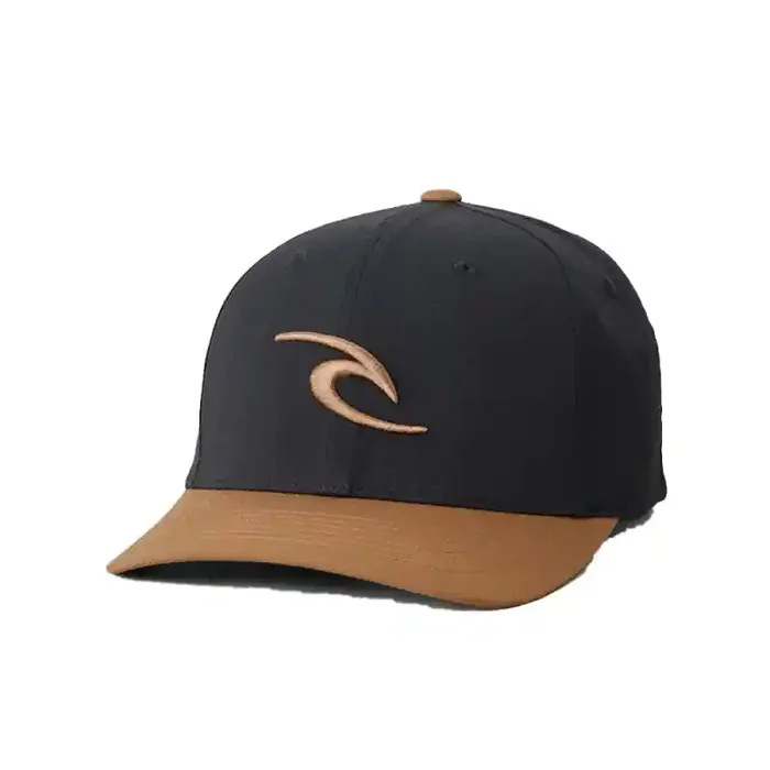 Commander Vite Casquette rip curl tepan 2.0 flexfit cap black-tan