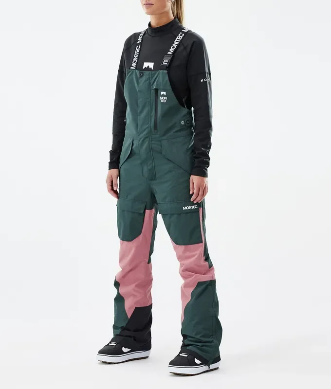 Commander Vite Montec Fawk W Pantalon de Snowboard Femme Dark Atlantic/Pink