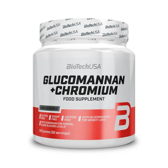 Complément alimentaire Biotech USA Glucomannan + Chromium [Taille 225 g]