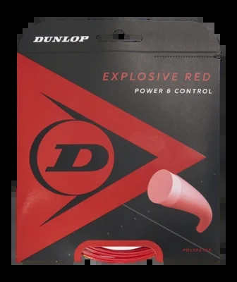Cordage de Tennis Dunlop Explosive Rouge 16G Rouge 1,3mm/12m