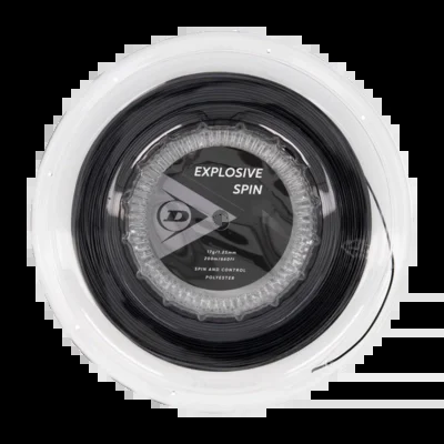 Cordage de Tennis Dunlop Explosive Spin 17G Noir 1,25mm/200m