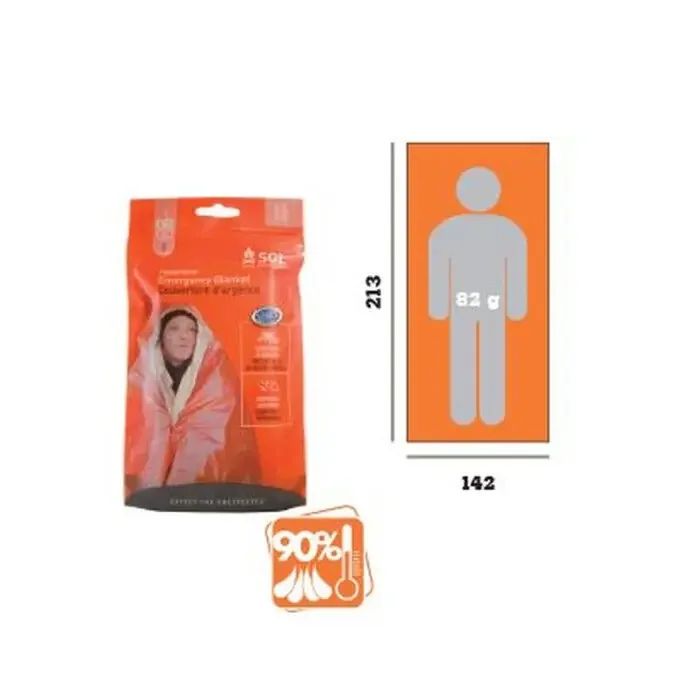 Couverture d’urgence Sol EMERGENCY BLANKET Top Qualité