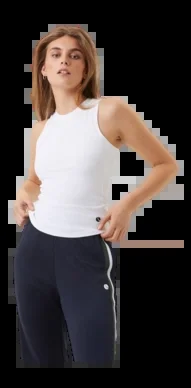Débardeur Björn Borg Femme Ace Rib Tank Pocket Brilliant White 23