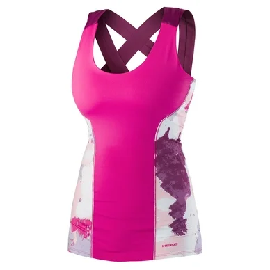 Débardeur HEAD Vision Graphic Femme Magenta