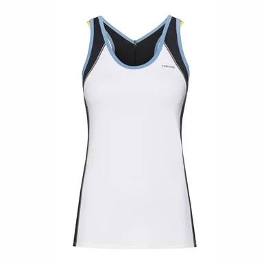 Débardeur HEAD Women Talia White Yellow