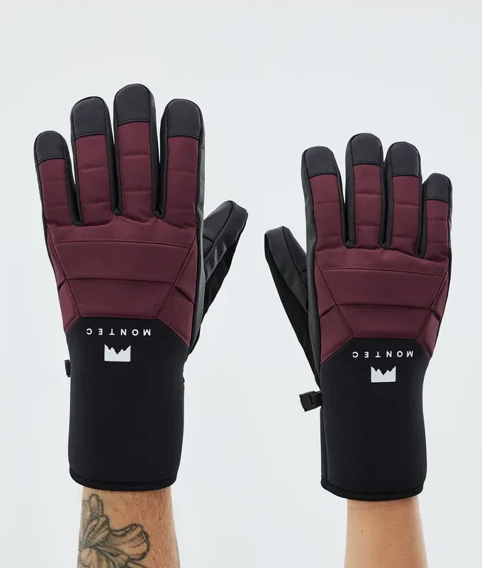 Dernier Modèle Montec Kilo 22 Gants de Ski Burgundy