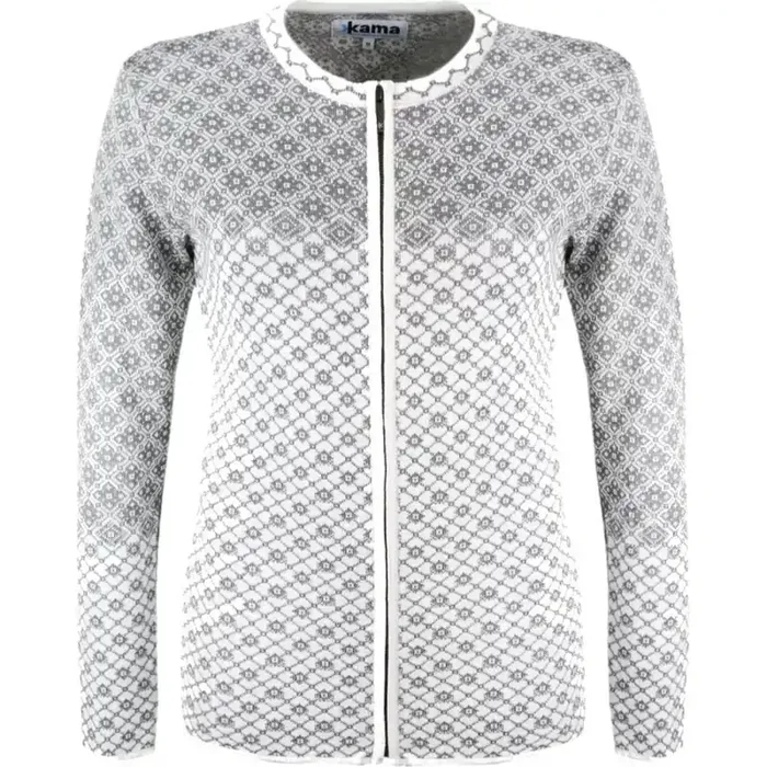 Dernière Chance Kama Solvej, Merino sweater, femmes, blanc