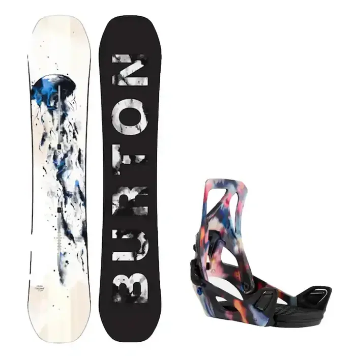 Dernière Chance Pack Snowboard femme burton feelgood jellyfish 2026 + Fix step on re:flex