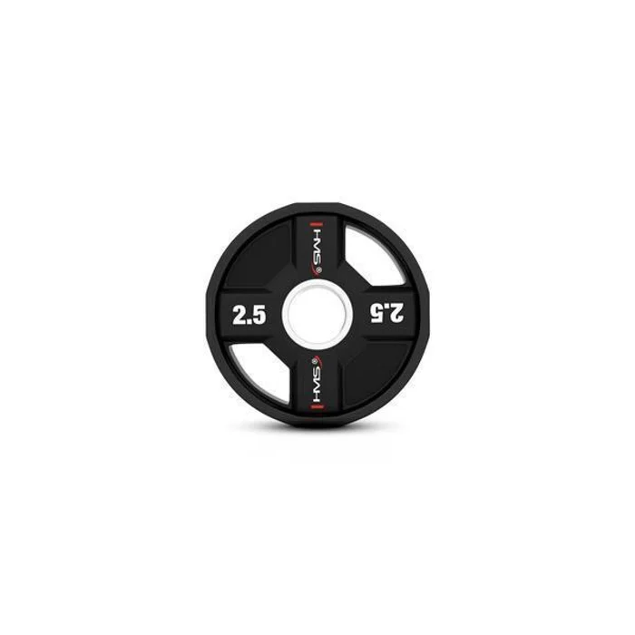 Disque de musculation polyuréthane olympique HMS TPC02 [Taille 2,5 kg]
