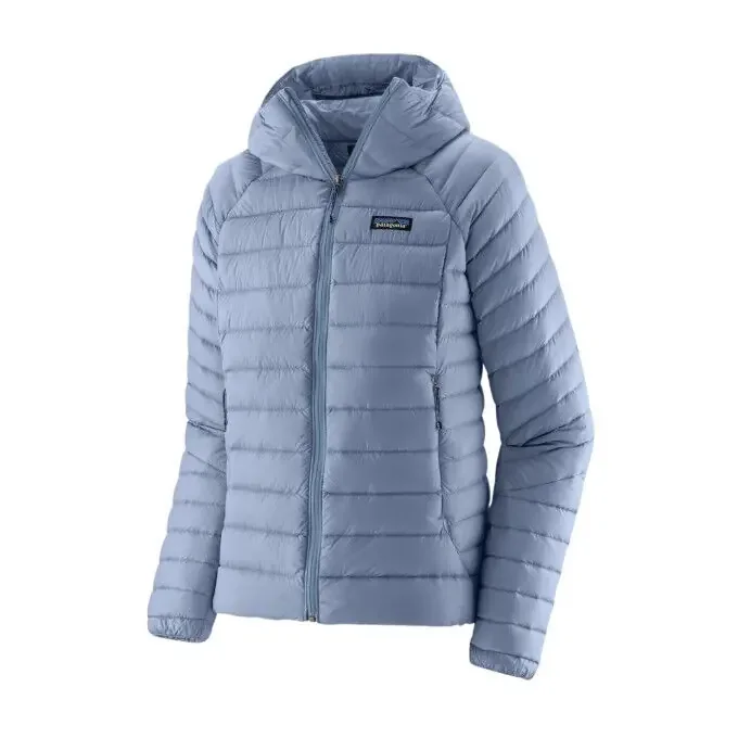 Doudoune à capuche Femme Patagonia Sweater™ – Barnacle Blue Solde