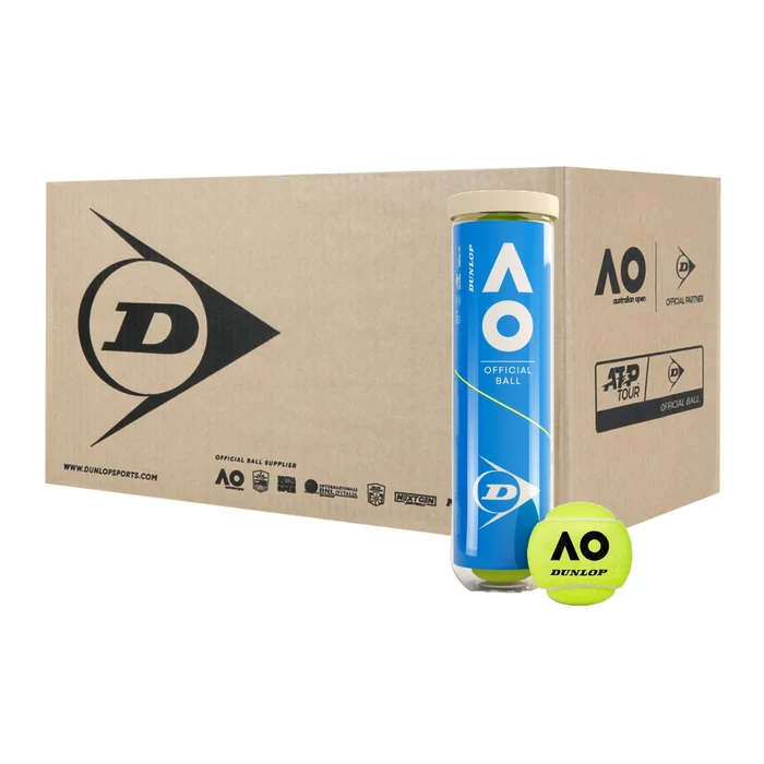 Dunlop Australian Open – Box of 18 Cans of 4 Balls