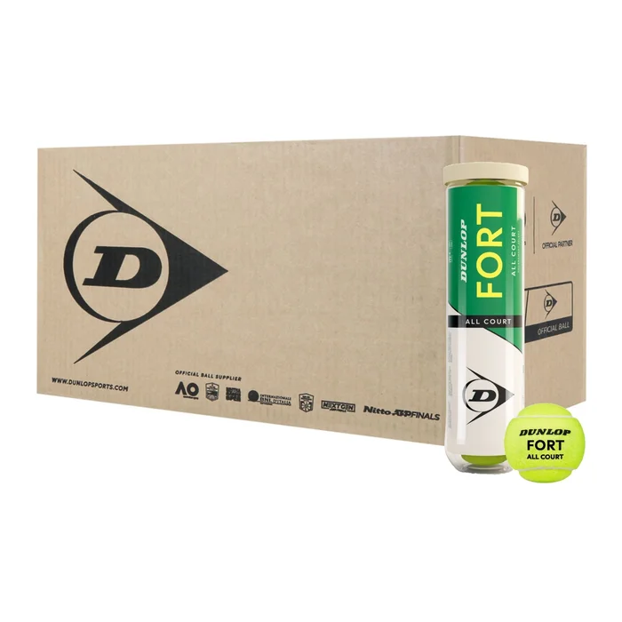 Dunlop Fort All Court – Box of 18 Cans
