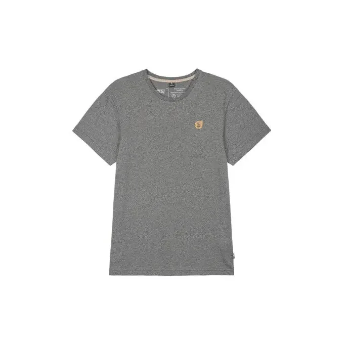Fait Main T-Shirt Picture LIL CORK TEE Dark Grey Melange