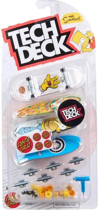 Fingerboards Skate 4 Pack Multipack – Simpsons Offre Limitée