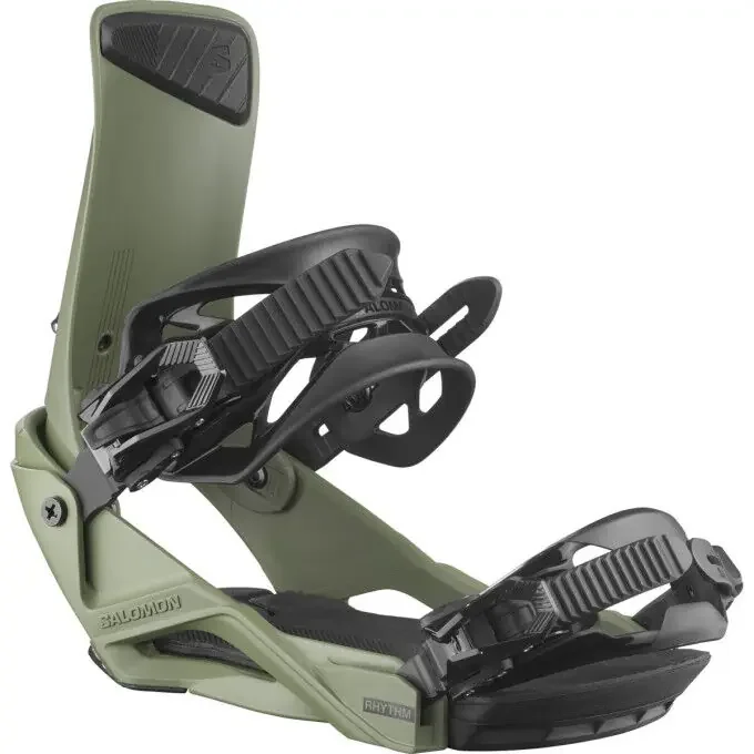 Fixations de snowboard Salomon SB BINDING RHYTHM LICHEN Exclusif