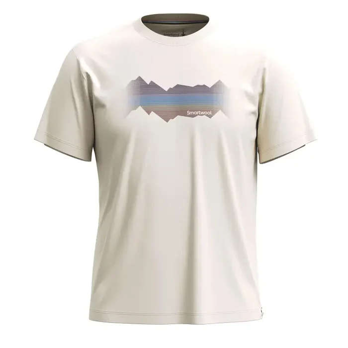 Garantie Incluse Tee shirt manches courtes imprimé Mountain Horizon homme Smartwool