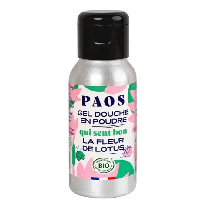 Gel douche PAOS poudre bio Fleur de lotus Remise