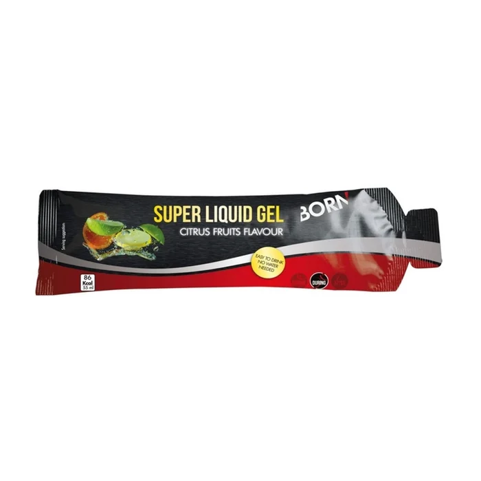 Gel énergétique super liquide Born – agrumes (x12)