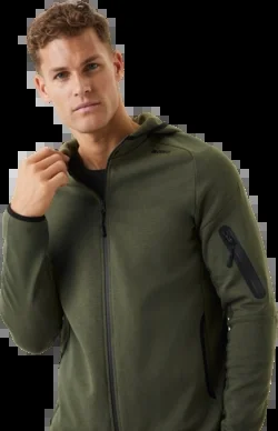 Gilet Björn Borg Homme Borg Tech Sweat Hoodie Forest Night