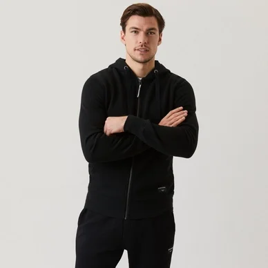 Gilet Björn Borg Men Zip Hood Centre Noir