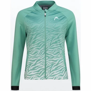 Gilet de Tennis HEAD Women Breaker Nile Green Print