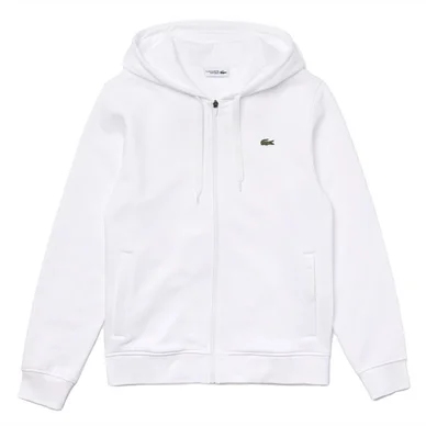 Gilet Lacoste Homme SH1551 Sweat À Capuche Blanc