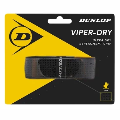Grip de Tennis Dunlop Viperdry Replacement Grip Black
