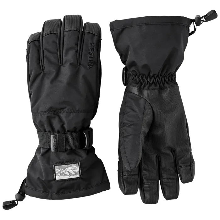 Hestra Gauntlet Sr., gants de ski, noir Quantité Limitée