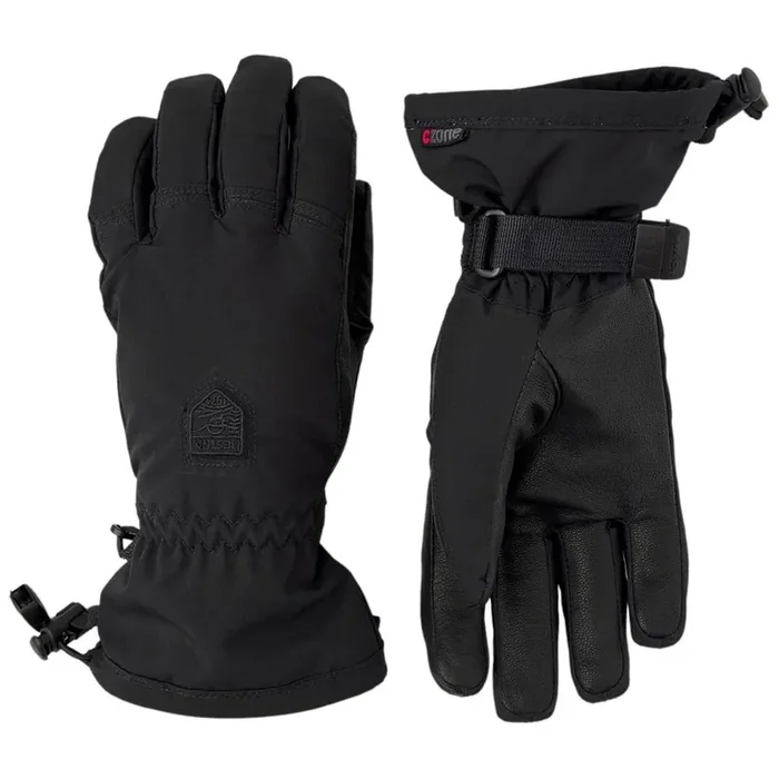 Hestra Powder Czone, gants de ski, femmes, noir Paiement Sécurisé