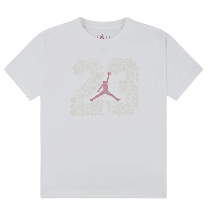 Jordan Girls JBD 23 Floral Tee « White-Beige »