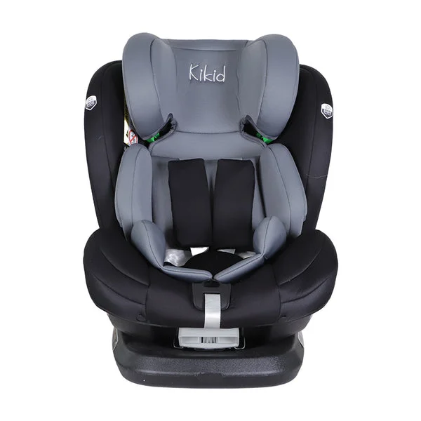 Kikid Sillita para el Coche Premium 40-150cm i-Size 360 ISOFIX R129, negro-gris