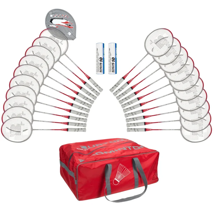 Kit de 20 raquettes de badminton Burton incassables