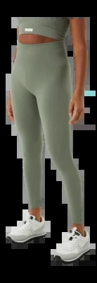 Legging Björn Borg Femme Studio Seamless Rib Tights Vetiver