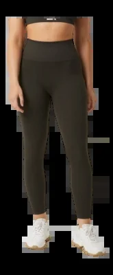 Legging Björn Borg Femme Studio Seamless Ribbed Tights Peat