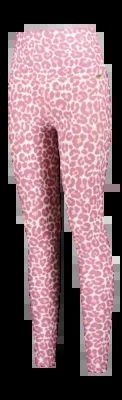 Legging Deblon Femme Classic High Waistband Leopard Dusty Rose