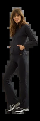 Legging Deblon Femme Serena Flared Black