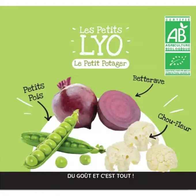Légumes lyophilisés Voyager Le Petit Potager Bio 10G Petit Prix