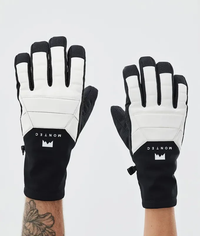 Livraison Mondiale Montec Kilo Gants de Ski Old White