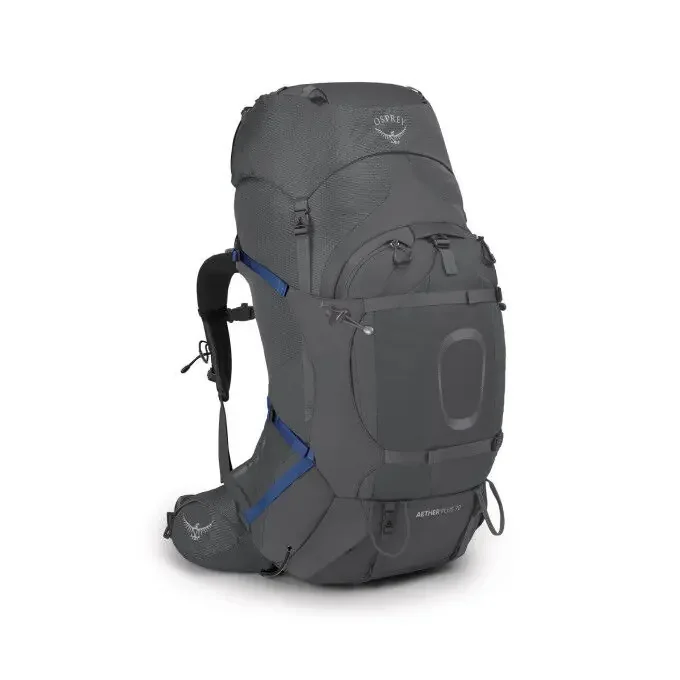 Livraison Mondiale Sac à dos Osprey AETHER PLUS 70 Eclipse Grey