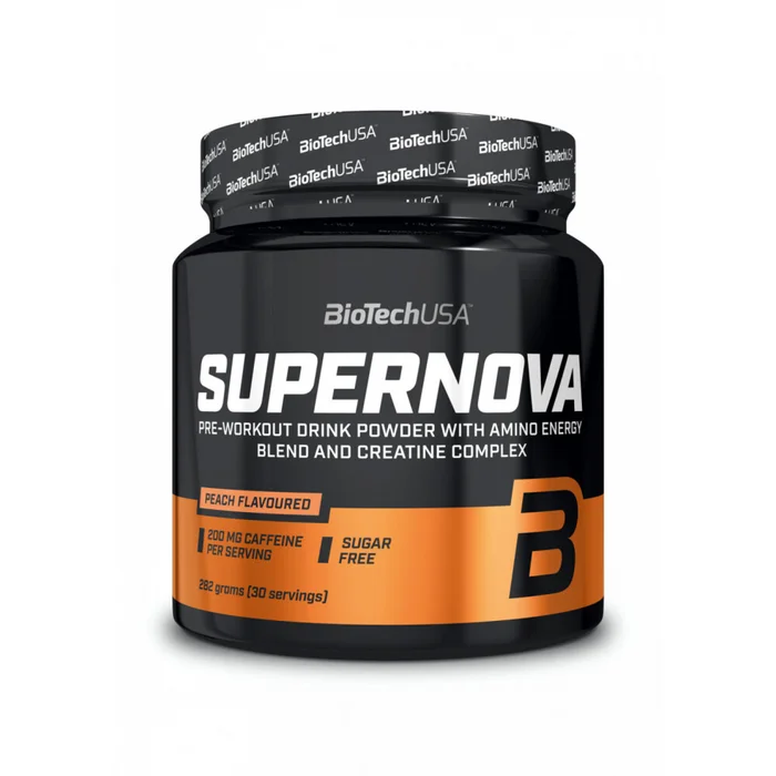 Lot de 10 pots de booster Biotech USA super nova – Orange-mangue – 282g