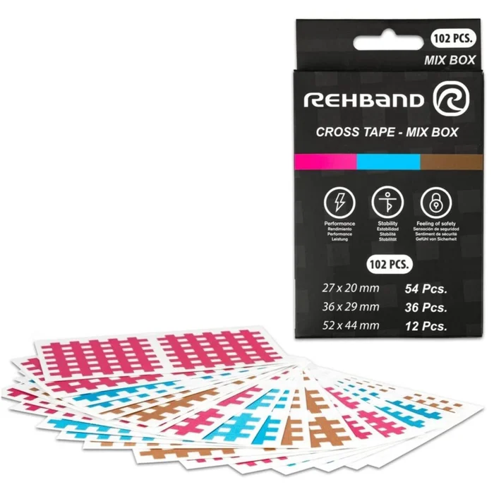 Lot de 102 bandes de grille Rehband