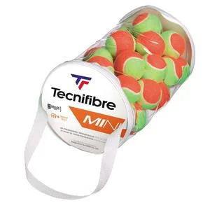 Lot de 36 balles de tennis enfant Mini Orange