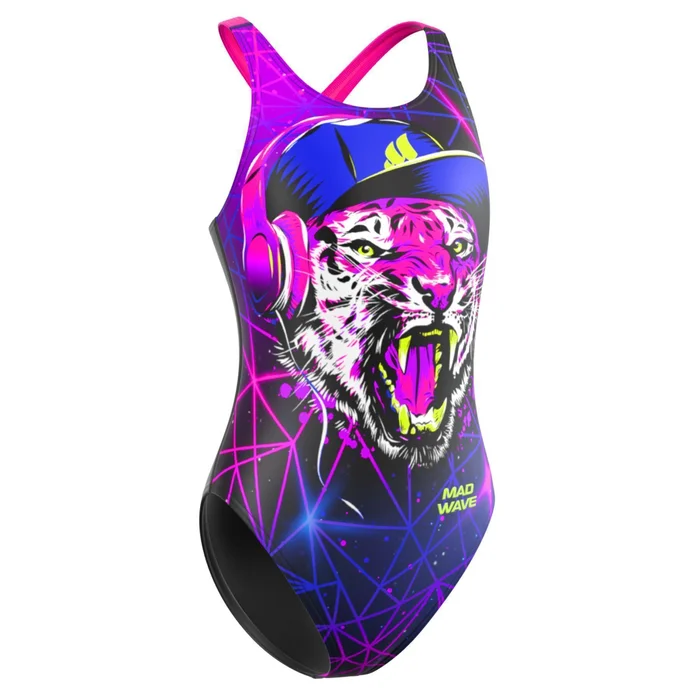 Maillot de bain 1 piu00e8ce fille Mad Wave Afra L3 [Taille M]