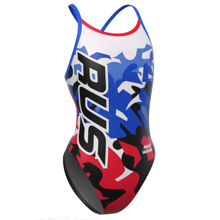 Maillot de bain 1 piu00e8ce fille Mad Wave Flash PBT R5 [Taille M]