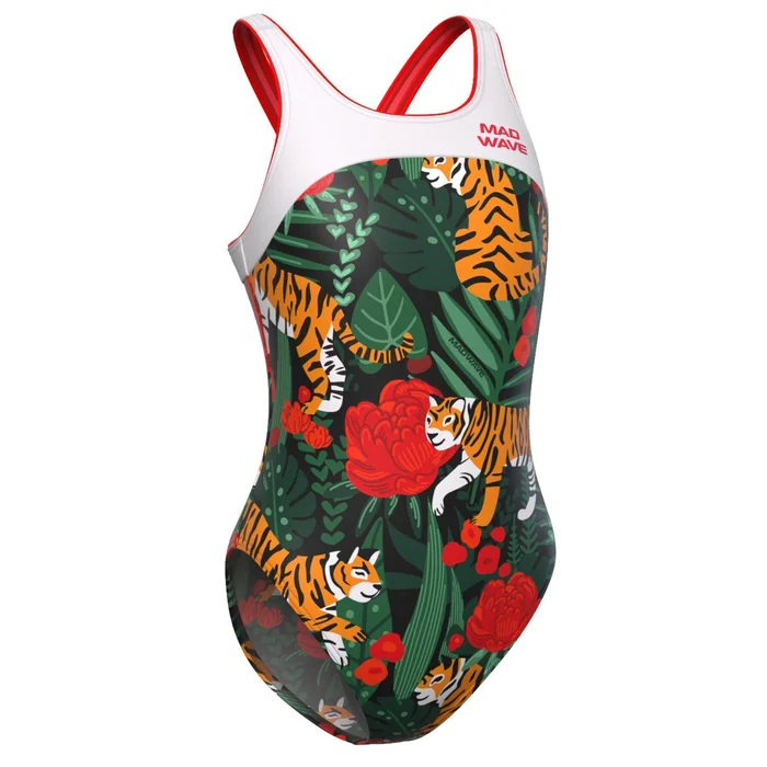 Maillot de bain 1 piu00e8ce fille Mad Wave Rate L4 [Taille M]